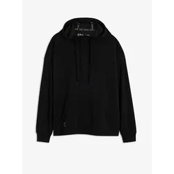 bonprix Funktions-Hoodie mit Modal ultrasoft, schwarz, 52/54 (XXL), Modal