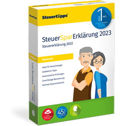 SteuerSparErklärung 2023 Rentner (für Steuerjahr 2022) Mac