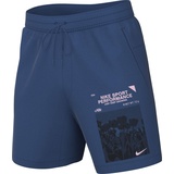 Nike Dri-Fit Form Funktionsshorts Herren Shorts M Nk Df 7Ul Short Gx, Court Blue/Pink Foam/Black, FN3283-476, S