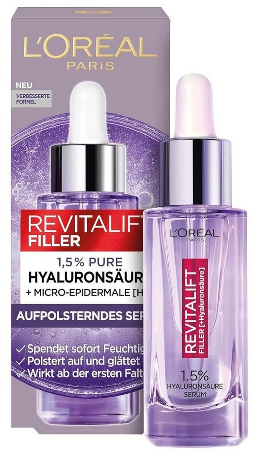 L'ORÉAL PARIS Gesichtspflege L'Oréal Paris Hyaluron Serum, Revitalift Filler, 30 ml, 1-tlg.