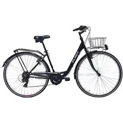 City Bike 28 Zoll Cloot Relax SCHWARZ M/L