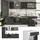 Vicco Küchenzeile R-Line 300 cm Anthrazit Landhaus/Weiß