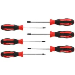Gedore red Schraubendreher-Set 6-teilig, Schraubenzieher-Satz TX, 2-Komponenten-Griff, Stahl, Werkzeug, R38402006