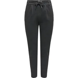 Only Bundfaltenhose ONLPOPTRASH-GOZI (1-tlg) Falten grau|schwarz XS