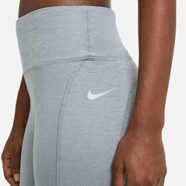 Nike Epic Fast Women's Mid-Rise Pocket Running Leggings 084 smoke grey/htr/reflective silv L