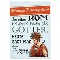 Calvendo Haarige Friseursprüche (Wandkalender 2026 DIN A3 hoch), CALVENDO
