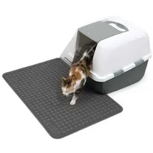 Catit Einstreuauffangmatte, für Katzentoiletten, 60 x 90cm, grau