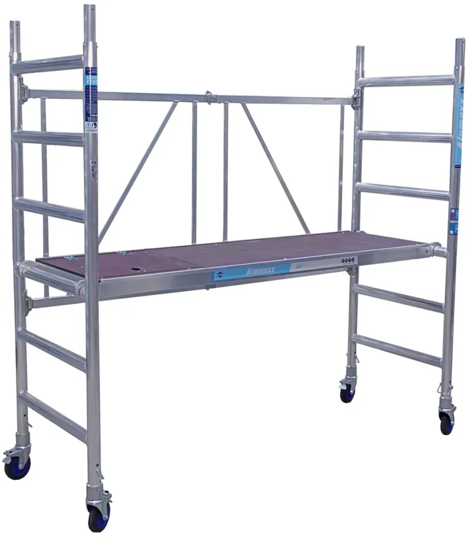 Alumexx Zimmergerüst FS 75 komplett 75x190 cm Plattform mit Luke