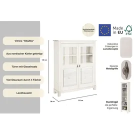 OTTO home Highboard 111,6 x 135,7 x 38 cm Weiß