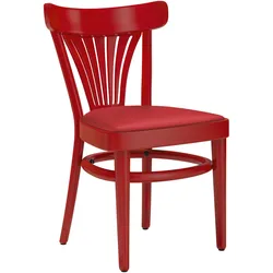 CABRIS | Bugholzstuhl | Holz / Leder Rot | Rot | Bugholz
