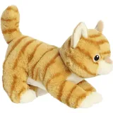 aurora toys Aurora 35048, Eco Nation Orange getigerte Katze, 21cm, Plüsch, Tierdruck, 8.5In