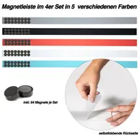 Karat Magnettafel 5 Farben 5 cm x 50 cm
