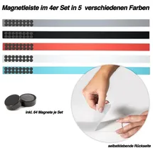 Karat Magnettafel 5 Farben 5 cm x 50 cm