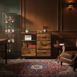 Relaxdays Kommode Industrial, HBT: 71,5 x 84 x 32,5 cm,