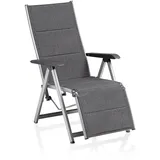Kettler Relaxsessel Basic Plus padded 61 x 65 x 109 cm silber/anthrazit