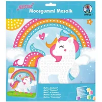 Ludwig Bähr Moosgummi-Mosaik Glitter Einhorn