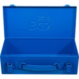 BGS Metallkassette ohne Bestückung blau