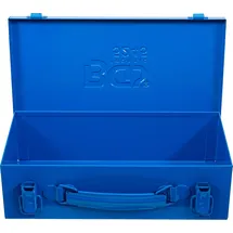 BGS Metallkassette ohne Bestückung blau