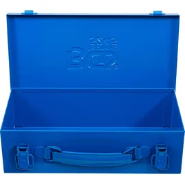 BGS Metallkassette ohne Bestückung blau