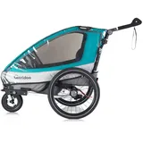 Qeridoo Fahrradanhänger Regenverdeck Sportrex1 2019