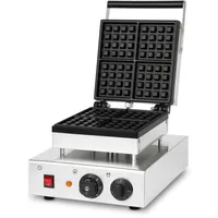 Vertes Waffeleisen 4 Waffeln 80 Stück pro Stunde, regelbar 0-300°C, Timer, teflonbeschichtet, Belgisches