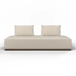 Sofa Christina Beige Webstoff