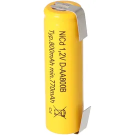 AccuCell Flat Top NiCd Akku AA 800 mAh 1 St.