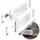 Gtv Schubladensystem AXIS PRO 550 x 167 mm 1-tlg. Weiß mit milchigem Glas