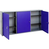 KÜPPER 70097 Werkzeug-Hängeschrank (L x B x H) 190 x 1200 x 600mm Blau, Silber