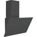 Wiggo Dunstabzugshaube 60cm kopffrei I Abluft Umluft Dunstabzug 300m3/h - LED Touch-Display 3 Stufen I Schräghaube inkl. Fettfilter & 2x Kohlefil...