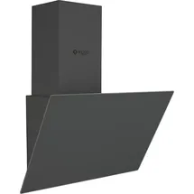 Wiggo Dunstabzugshaube 60cm kopffrei I Abluft Umluft Dunstabzug 300m3/h - LED Touch-Display 3 Stufen I Schräghaube inkl. Fettfilter & 2x Kohlefil...