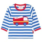 Toby Tiger Langarmshirt mit Feuerwehrauto-Applikation 1 St