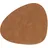 Lind DNA Table Mat Curve L 37x44 cm Nature