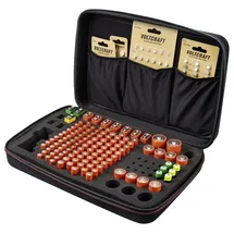 VOLTCRAFT Batteriekoffer 146x Micro/AA 9 V Block 0 St.
