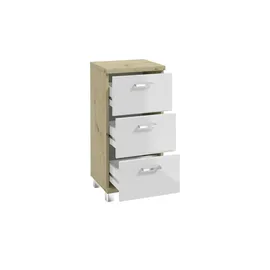 Möbel Kraft Unterschrank 35 x 74 cm Mehrfarbig