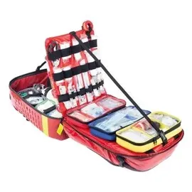 Elite Bags PARAMED'S Notfallrucksack | rot | großvolumig | für die professionelle Notfallversorgung