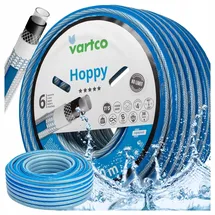 Vartco Hoppy 6-lagiger Wasserschlauch Lebensmittelschlauch Anti Twist Gartenbewässerung Flexibel Flexischlauch UV-beständig 36 Bar (1/2" 50m)