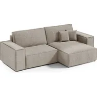 Intenso Ecksofa mit Schlaffunktion Poso Mini, Cremig