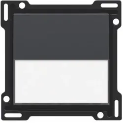 Niko Züblin 122-60905 Abdeckung für elektronischen Einfach Schalter oder Taster, anthracite coated 12260905