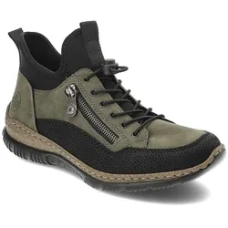 Grüne Stiefeletten Rieker Schlupfschuhe, 38
