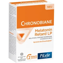 CHRONOBIANE Melatonin Retard LP 1 mg 60 St Tablette mit veränderter Wirkstofffreisetzung