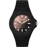 ICE-Watch Quarzuhr, ICE generation Sunset black - Schwarze Damenuhr mit Silikonarmband - 019157 (Medium)