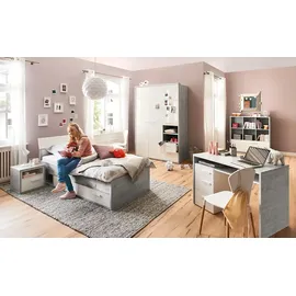 Composad Kleiderschrank Milow 153,5 x 216,4 x 63,7 cm Weiß