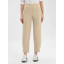 Opus Myha Flow Bundfaltenhose Beige 44