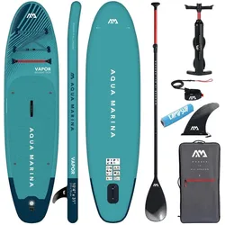 AQUA MARINA VAPOR SUP Board Stand Up Paddle aufblasbar FLOATTER TRAGEGURT One Size