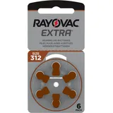 RAYOVAC Extra Advanced Hörgerätebatterien mit Active-Core-Technologie 312, 60 Batterien