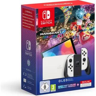 OLED weiß + Mario Kart 8 Deluxe