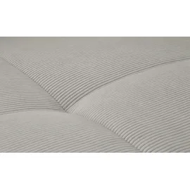 bobb Eckcouch Flachgewebe 3-Sitzer Beige