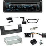 Kenwood KDC-BT950DAB Bluetooth DAB CD Einbauset für BMW 5er E39 bis 09/2000
