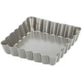 Birkmann Mini-Tarteform B 10 cm BAKER`S BEST, Grau - 10 x 10 cm - Karbonstahl - Antihaftbeschichtung